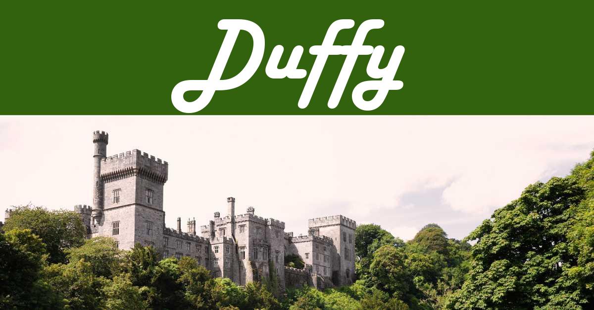 Duffy As A Last Name